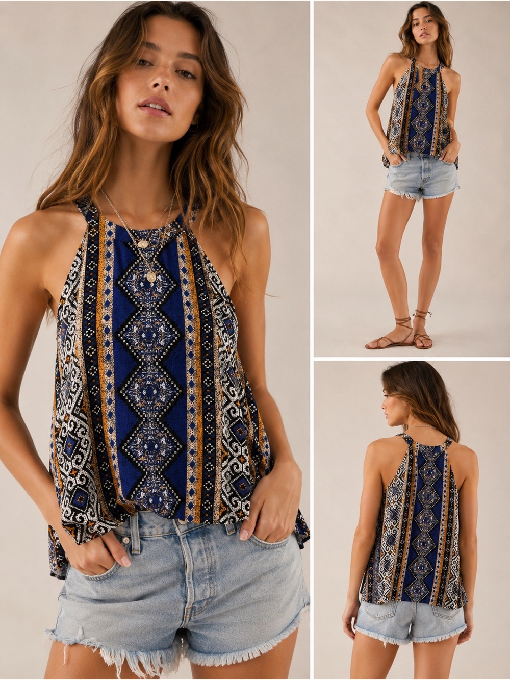 Sweet Wanderer Halter Camisole